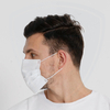 Weiße Einweg-Gesichtsmasken 3-lagige zahnärztliche chirurgische Maskenabdeckung